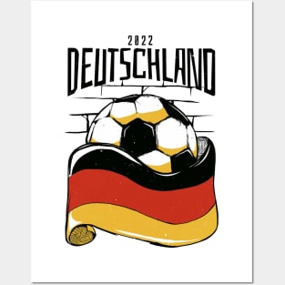 Deutschland Germany soccer Posters and Art